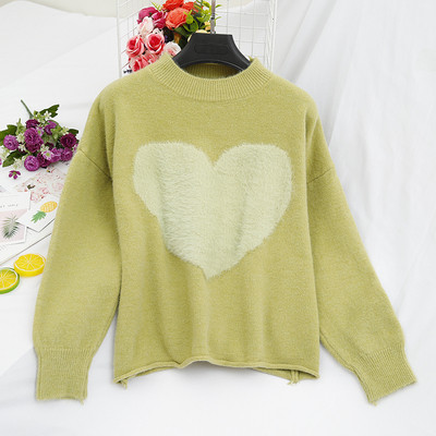 Modern női pulóver több színben, ovális nyakkivágással