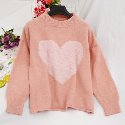 Modern női pulóver több színben, ovális nyakkivágással