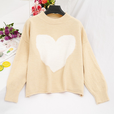 Modern női pulóver több színben, ovális nyakkivágással