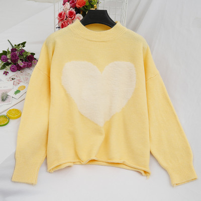 Modern női pulóver több színben, ovális nyakkivágással