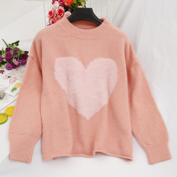 Modern női pulóver több színben, ovális nyakkivágással