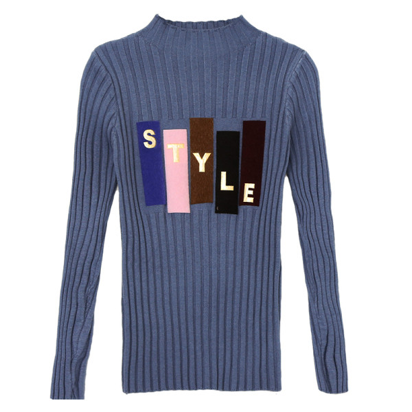 Γυναικεία μπλούζα με ψηλό γιακά σε διάφορα χρώματα