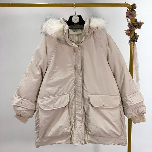 Σύντομο χειμωνιάτικο μπουφάν με κουκούλα και γούνα σε διάφορα χρώματα