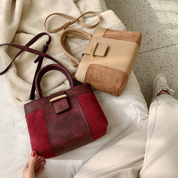 Casual eco δερμάτινη τσάντα σε τέσσερα χρώματα