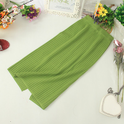 Μοντέρνα γυναικεία πλεκτή φούστα σε διάφορα χρώματα