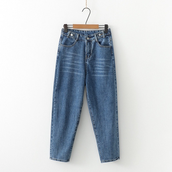 Női farmer új modell kék színben - széles modell