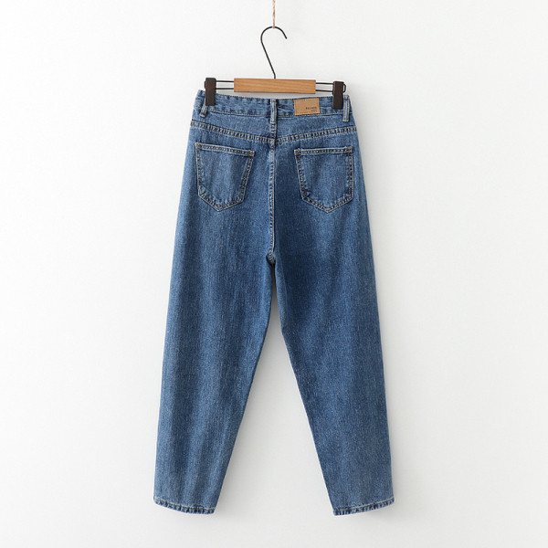 Női farmer új modell kék színben - széles modell