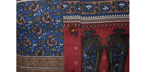 Modern férfi ing mintás, hosszú ujjú