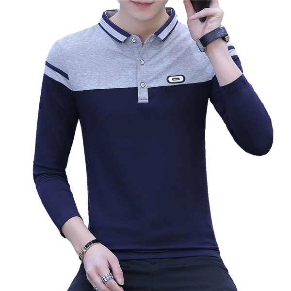 Modern férfi blúz három színben, klasszikus gallérral és gombokkal