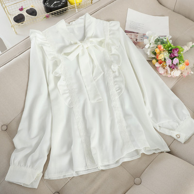 Μοντέρνο γυναικείο πουκάμισο με κολάρο σε τρία χρώματα