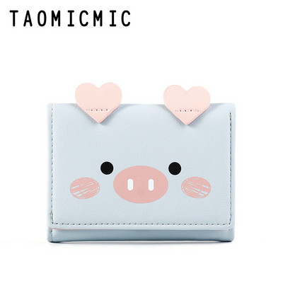 Modern női pénztárca rátéttel és 3D elemmel öt színben