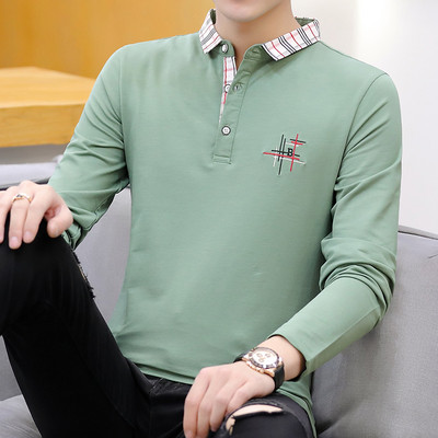 Aktuális férfi blúz három színben, hímzéssel és gombokkal