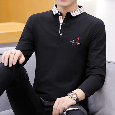 Aktuális férfi blúz három színben, hímzéssel és gombokkal