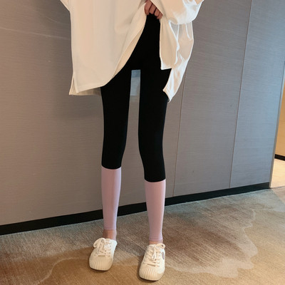 Női vitatott hétköznapi leggingsek sok színben