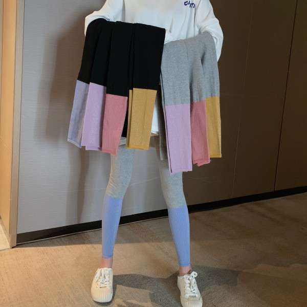 Női vitatott hétköznapi leggingsek sok színben