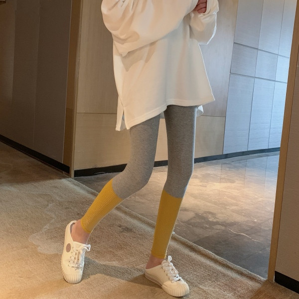 Női vitatott hétköznapi leggingsek sok színben