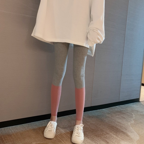 Női vitatott hétköznapi leggingsek sok színben