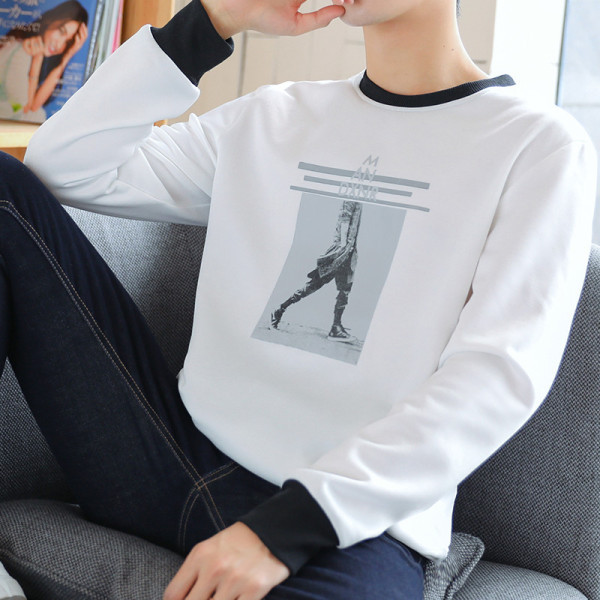 Alkalmi férfi blúz három színben rátéttel és ovális nyakkivágással