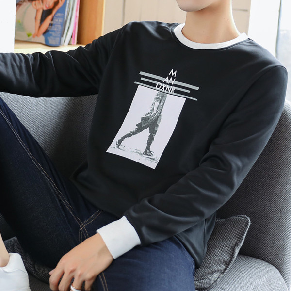 Alkalmi férfi blúz három színben rátéttel és ovális nyakkivágással