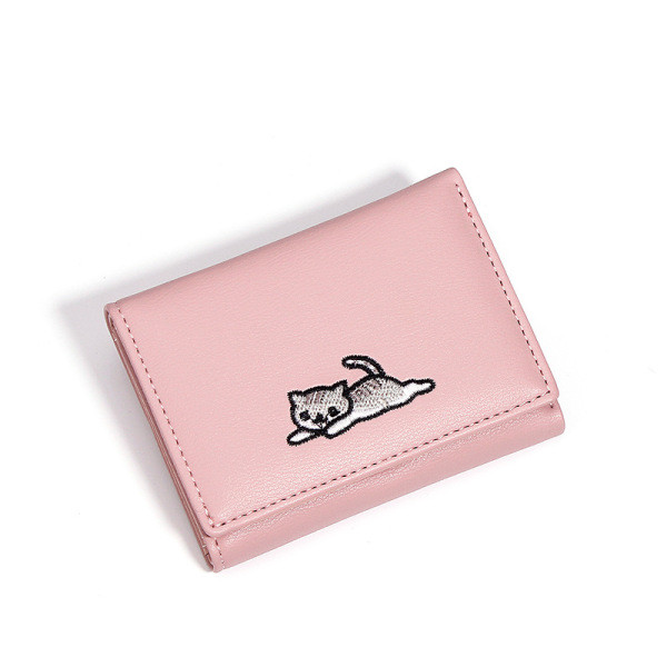 Napi női pénztárca hat színben hímzéssel