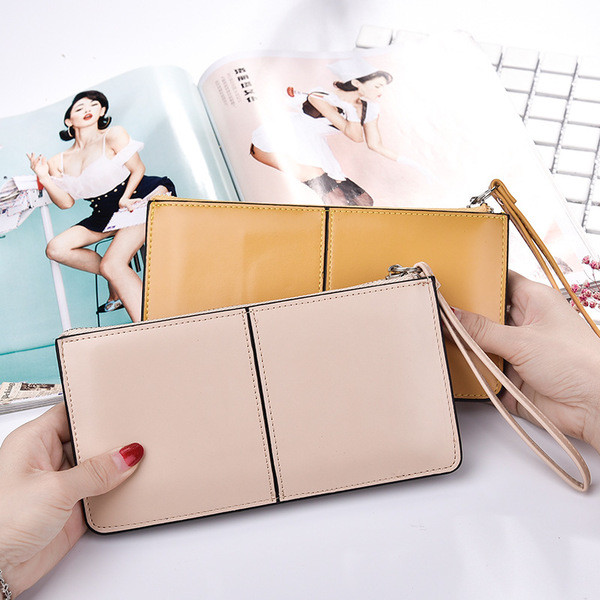Καθημερινό γυναικείο πορτοφόλι με φερμουάρ σε διάφορα χρώματα