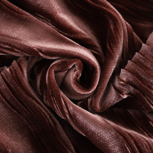 Stílusos női hosszú bársonyruha övvel, négy színben