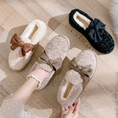 Női téli papucs puha béléssel több színben