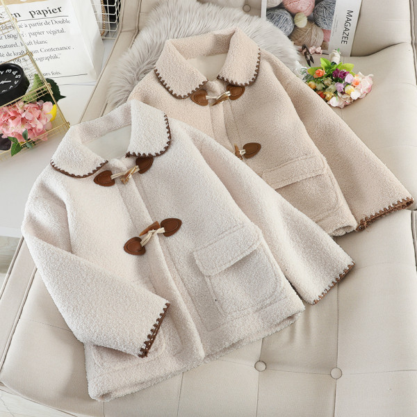 Női pehelykabát gombokkal és gallérral öt színben