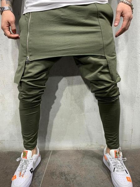 Νέο μοντέλο ανδρικό αθλητικό παντελόνι casual με φερμουάρ σε τρία χρώματα