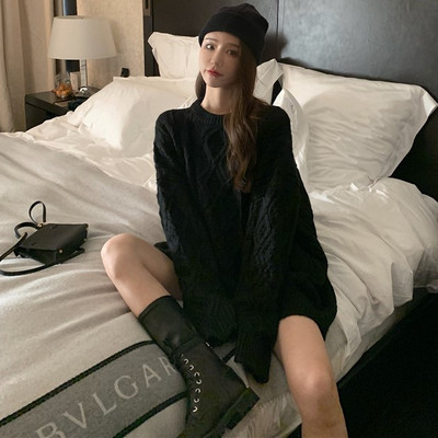 Hosszú és széles téli pulóver több színben