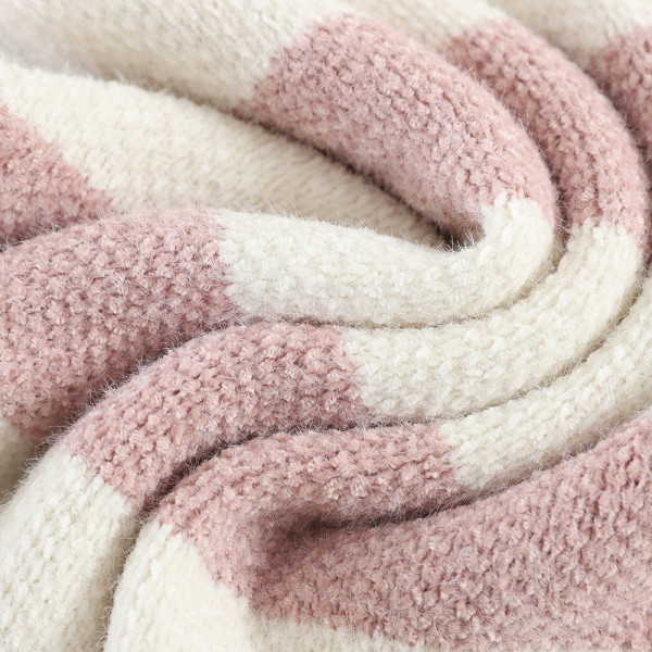 Ριγέ γυναικείο πουλόβερ με λωρίδες με ωοειδές λαιμόκοψη - διάφορα χρώματα