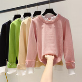 Γυναικείο πουλόβερ με τούλι σε τέσσερα χρώματα