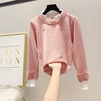 Γυναικείο πουλόβερ με τούλι σε τέσσερα χρώματα