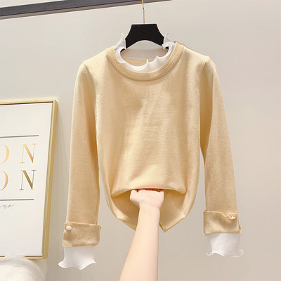 Γυναικείο πουλόβερ με τούλι σε τέσσερα χρώματα