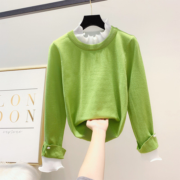 Γυναικείο πουλόβερ με τούλι σε τέσσερα χρώματα