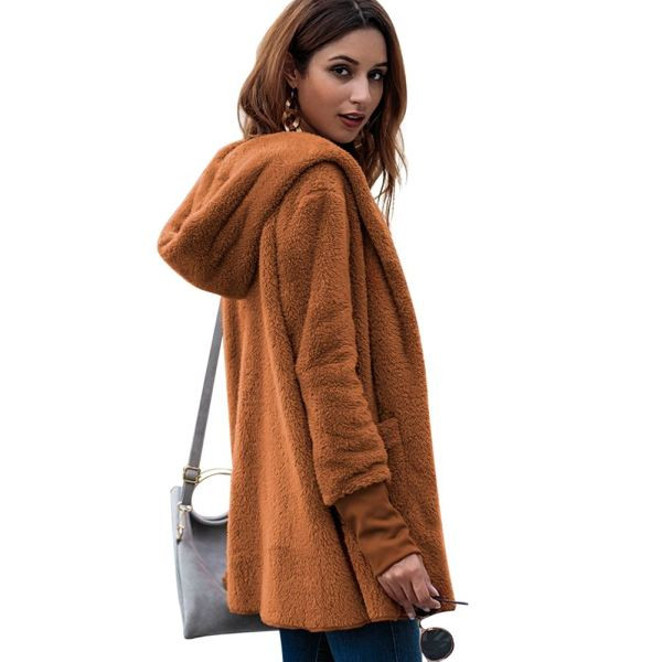 ÚJ modell női télikabát rögzítés és kapucni nélkül négy színben