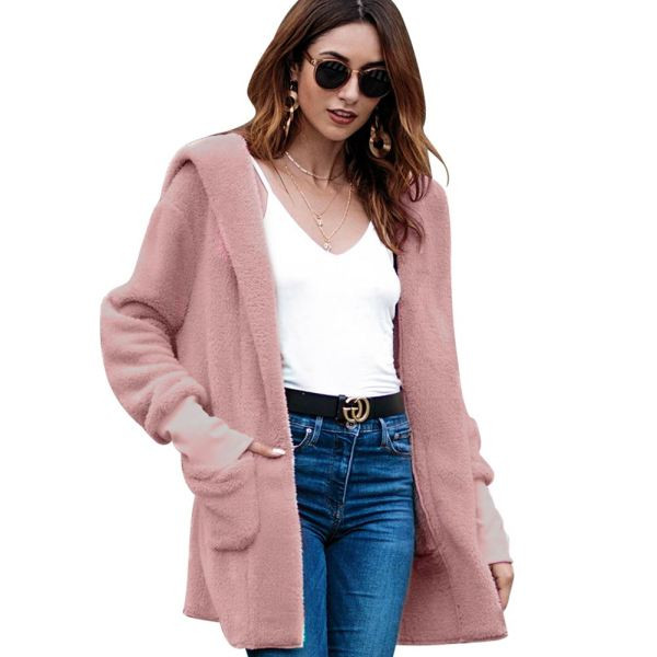 ÚJ modell női télikabát rögzítés és kapucni nélkül négy színben