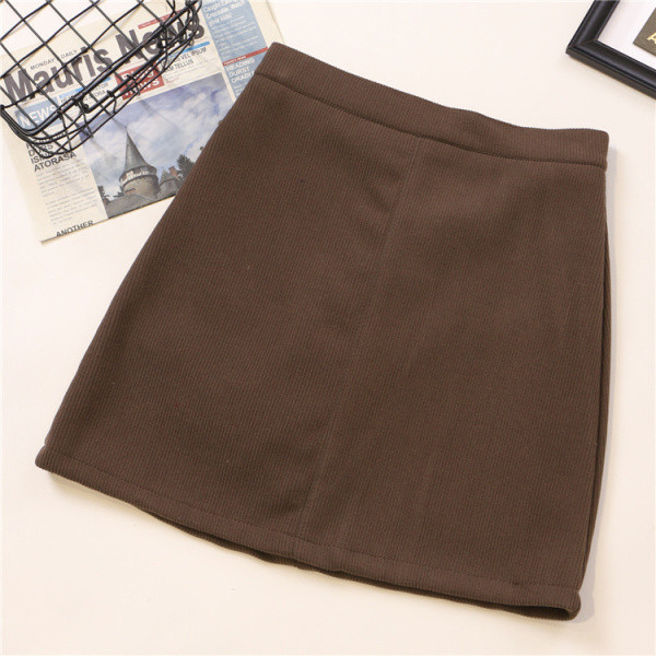 Modern női rövid szoknya négy színben, magas derékkal