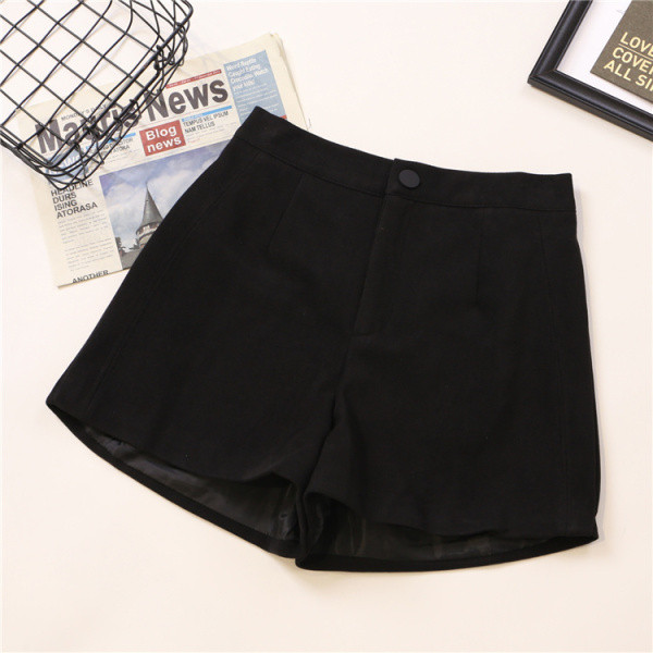 Női rövidnadrág négy színben, gombos, magas derekú