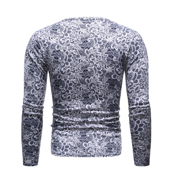 Pulover modern pentru bărbați cu decolteu rotund