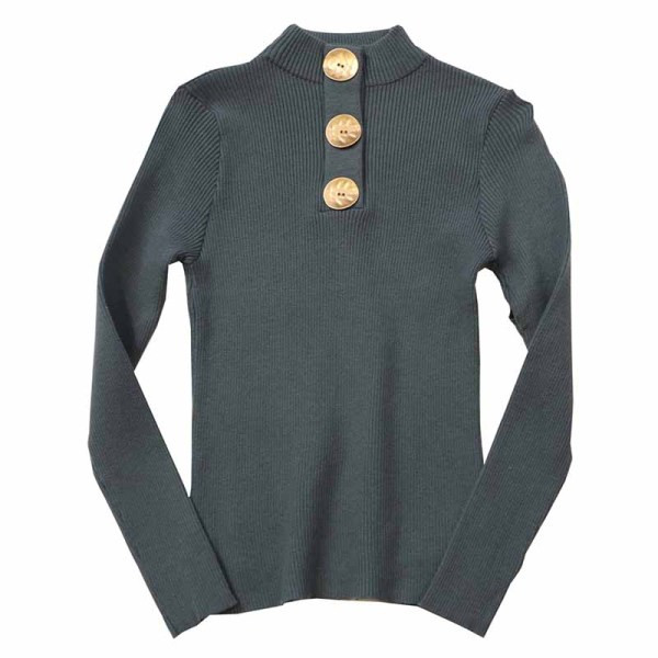 Női alkalmi blúz négy színben, hosszú ujjal és gombokkal