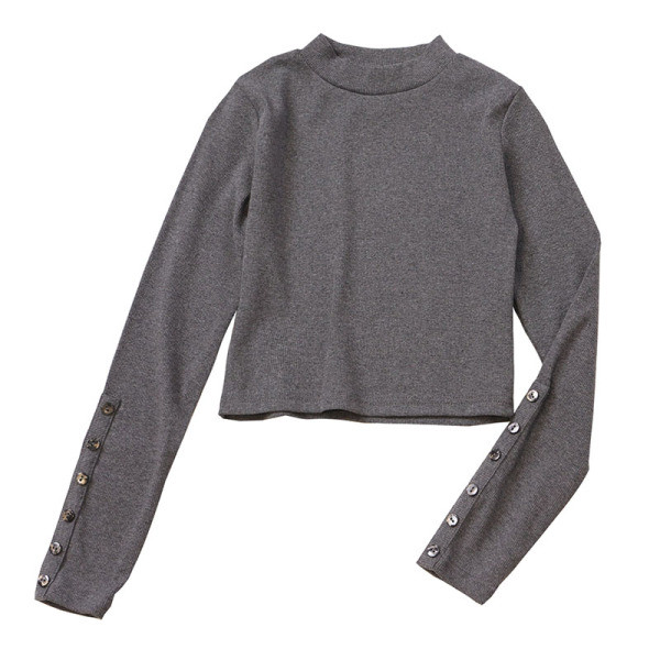 Női blúz négy színben, hosszú ujjal és gombokkal