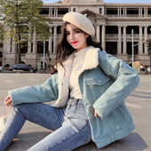 Alkalmi kordbársony kabát puha béléssel, három színben