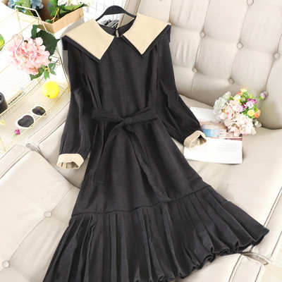 Női hosszú ruha övvel, három színben