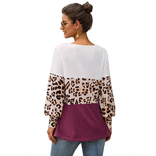 Lezser női blúz, hosszú ujjú, állatmintás három színben