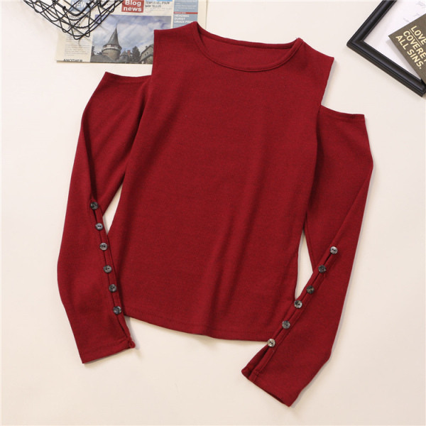 Γυναικείεα μπλούζα σε πέντε χρώματα με  κουμπιά