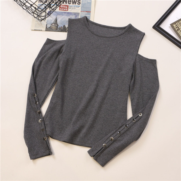 Γυναικείεα μπλούζα σε πέντε χρώματα με  κουμπιά