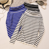 Γυναικεία ριγέ μπλούζα με μακριά μανίκια σε τέσσερα χρώματα