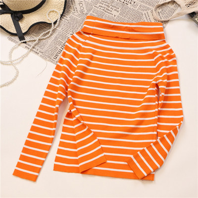 Γυναικεία ριγέ μπλούζα με μακριά μανίκια σε τέσσερα χρώματα