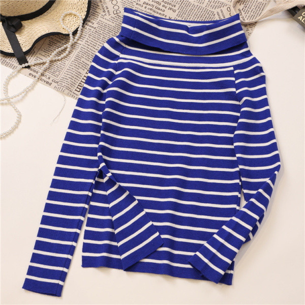 Γυναικεία ριγέ μπλούζα με μακριά μανίκια σε τέσσερα χρώματα